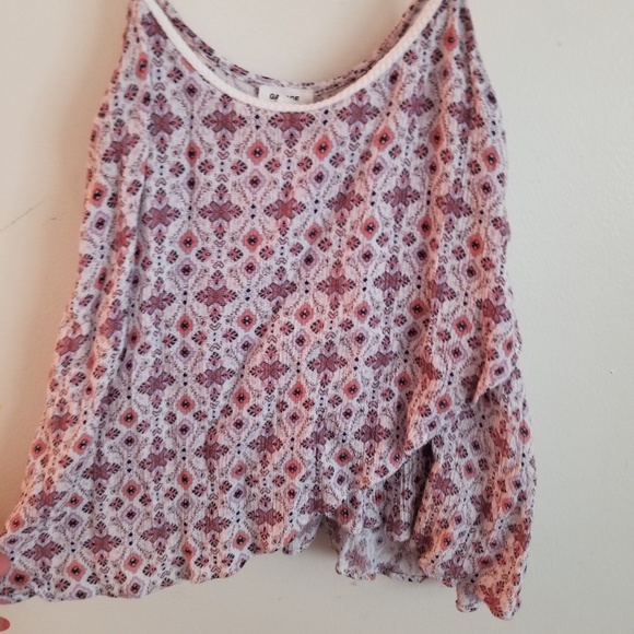 Purple Wrap-Style Tank Top - Picture 2 of 2